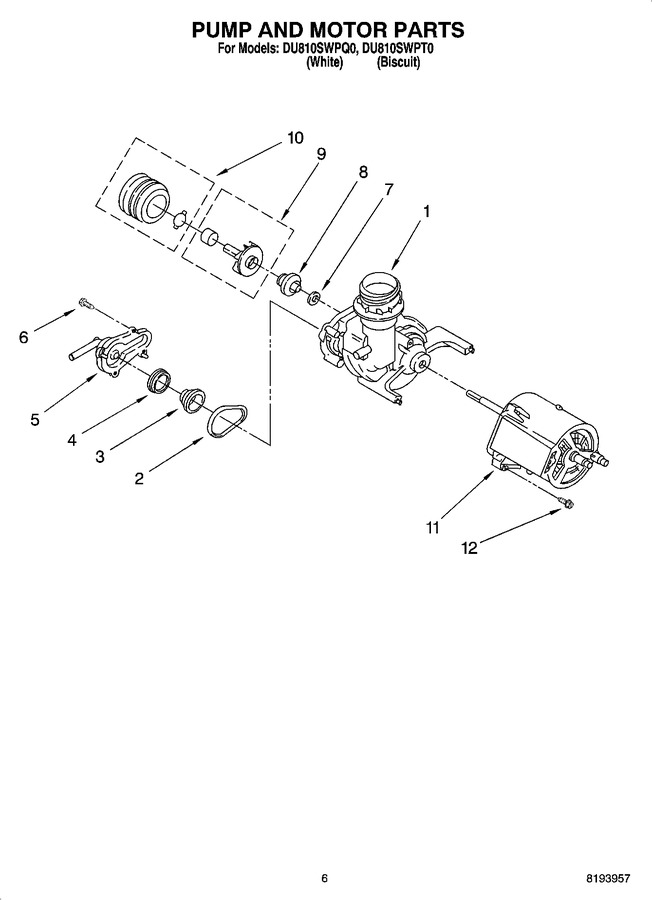 Diagram for DU810SWPT0