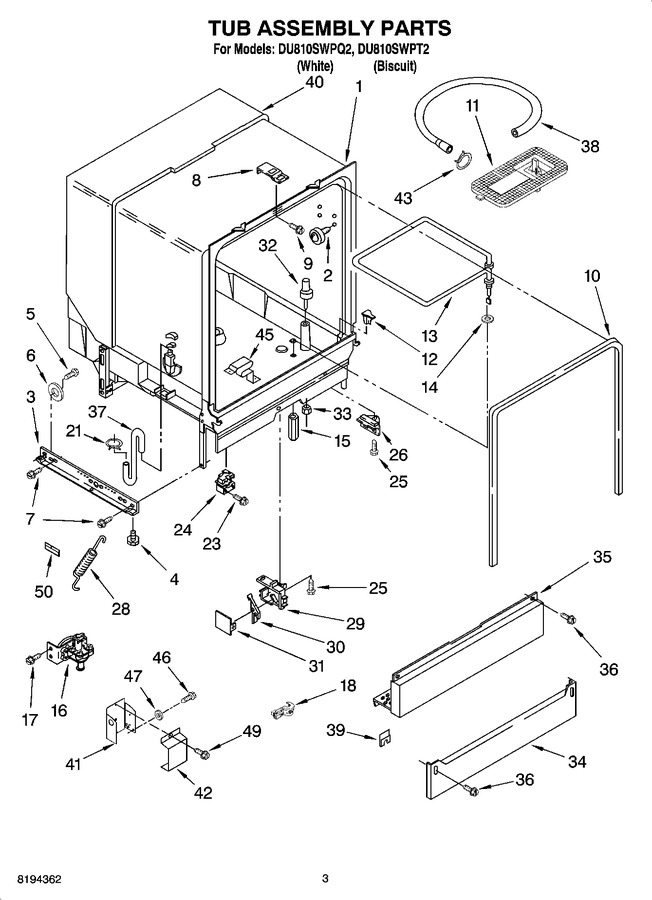 Diagram for DU810SWPQ2