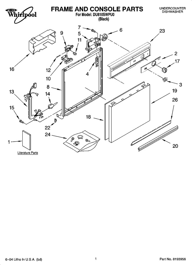 Diagram for DU810SWPU0