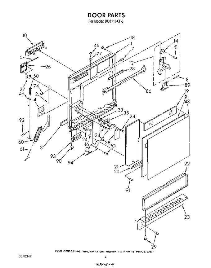 Diagram for DU8116XT3