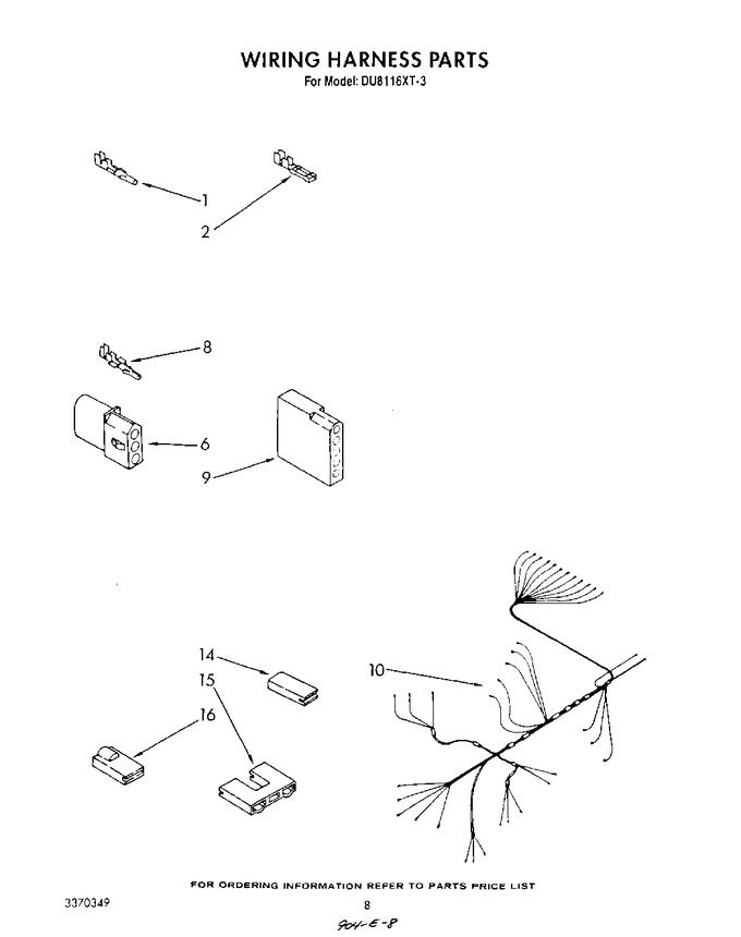 Diagram for DU8116XT3