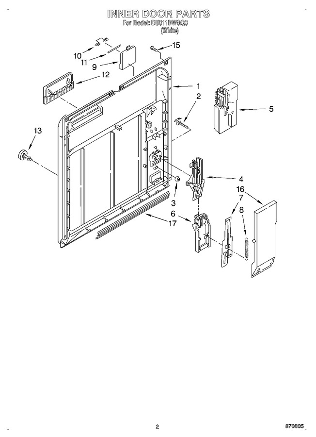 Diagram for DU811DWGQ0