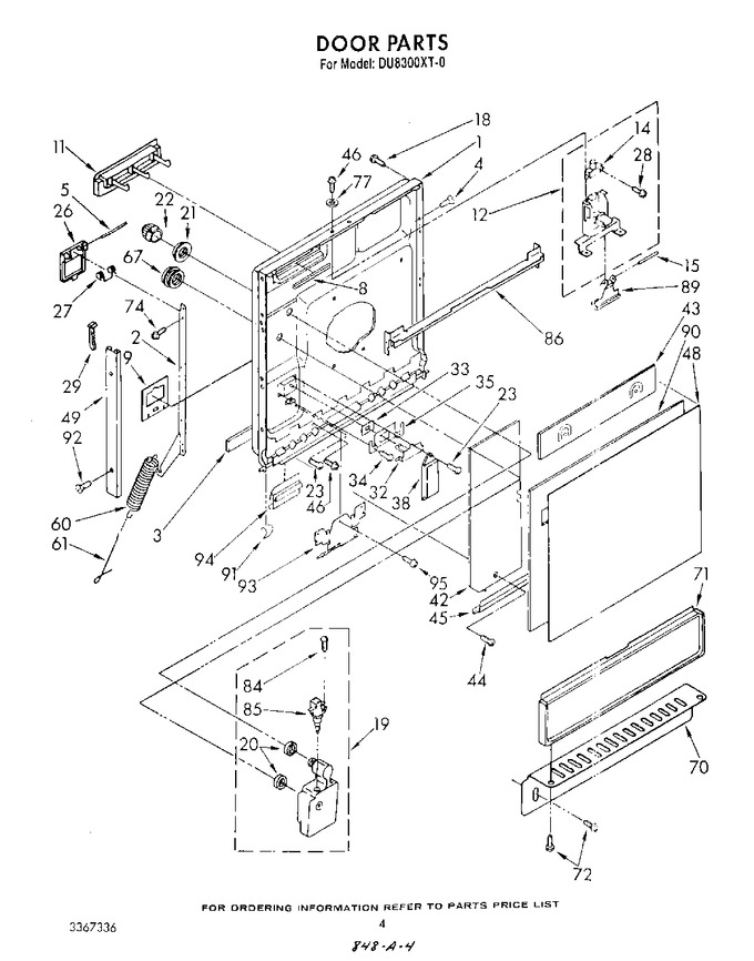 Diagram for DU8300XT0