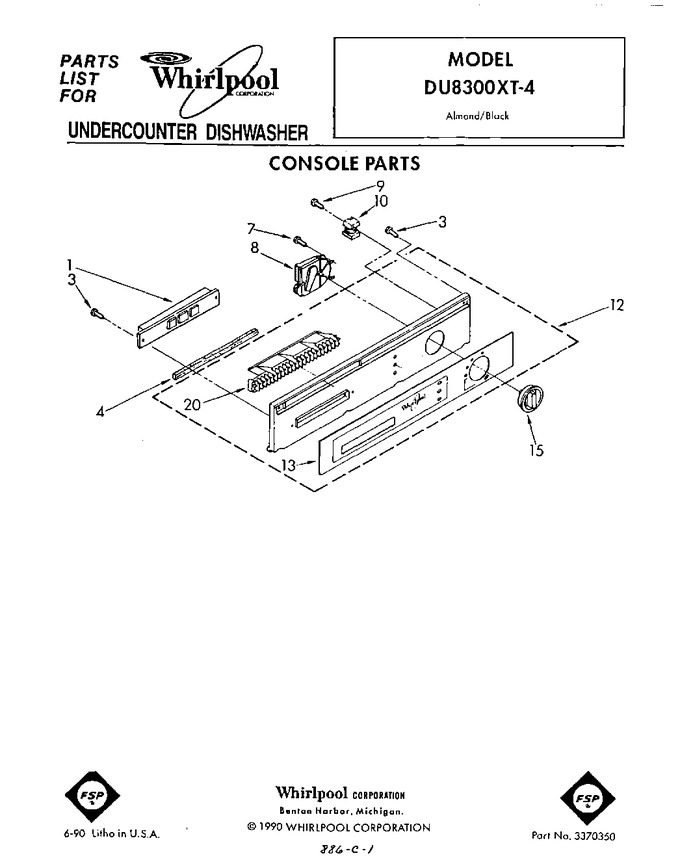 Diagram for DU8300XT4