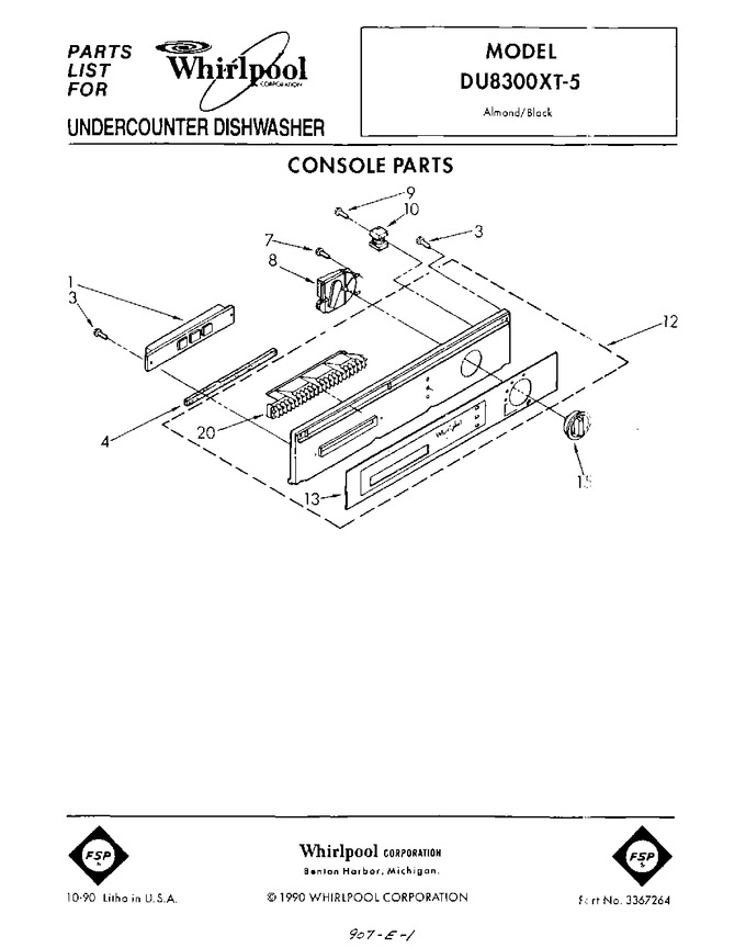 Diagram for DU8300XT5