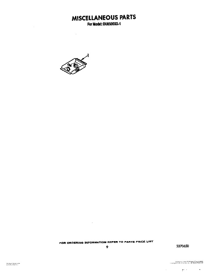 Diagram for DU8300XX1