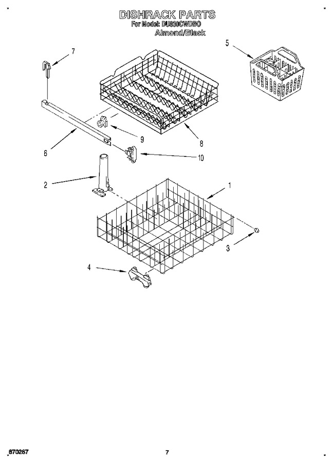 Diagram for DU830CWDB0