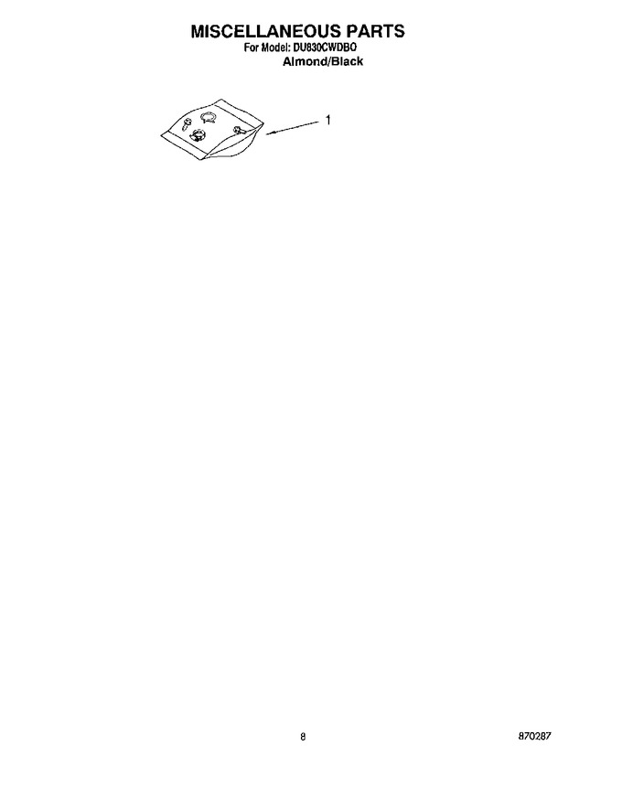 Diagram for DU830CWDB0
