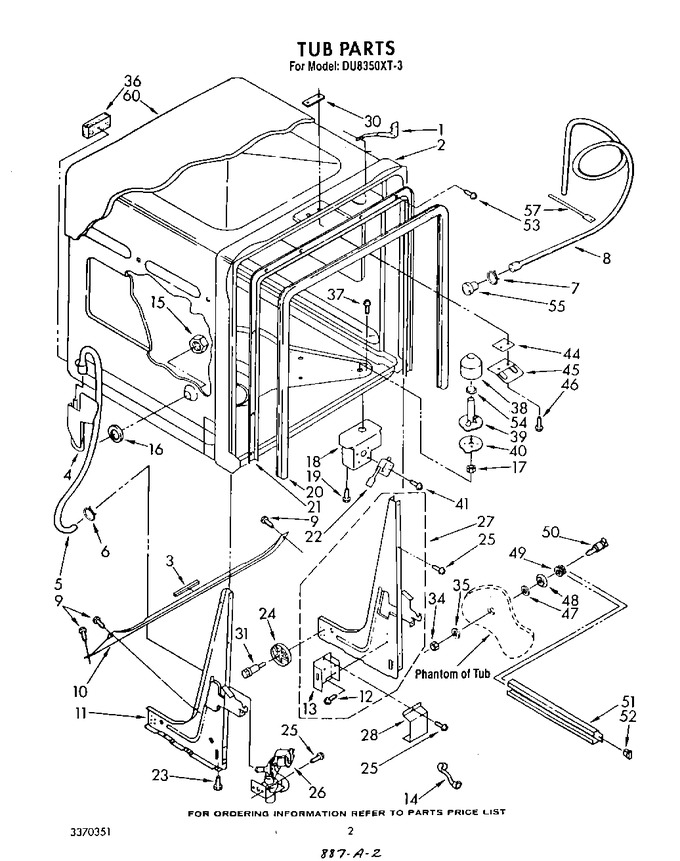 Diagram for DU8350XT3