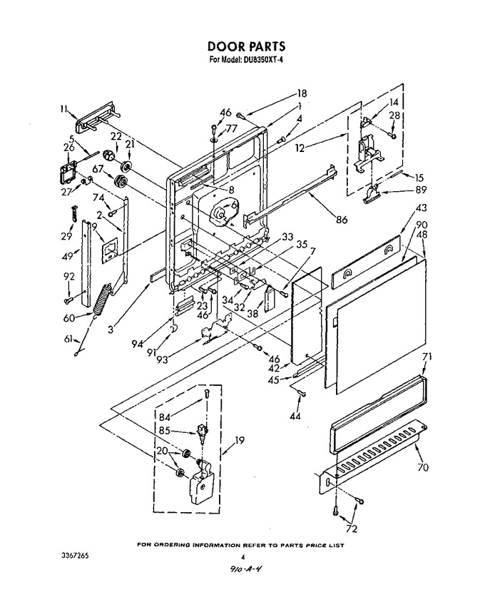 Diagram for DU8350XT4
