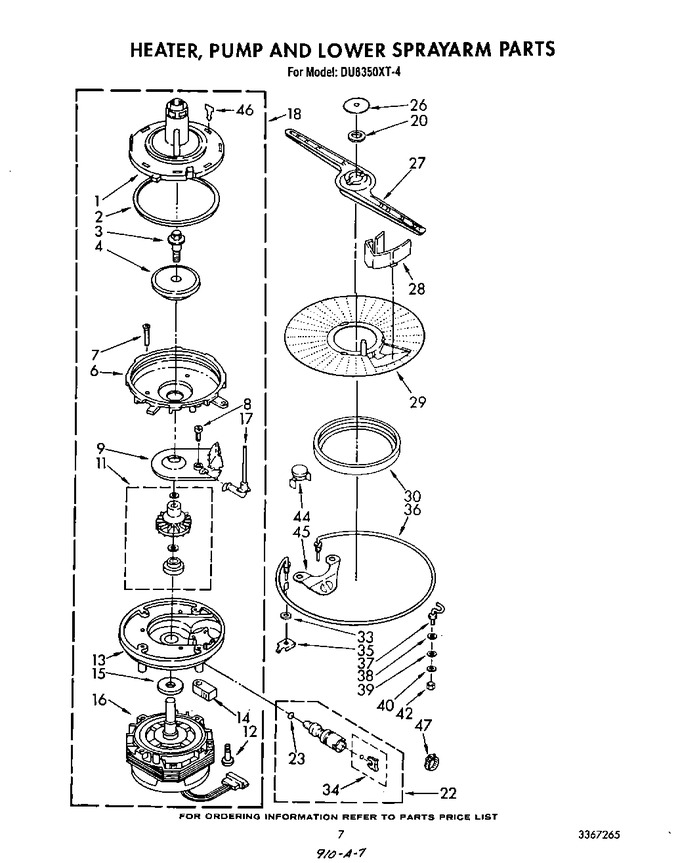 Diagram for DU8350XT4