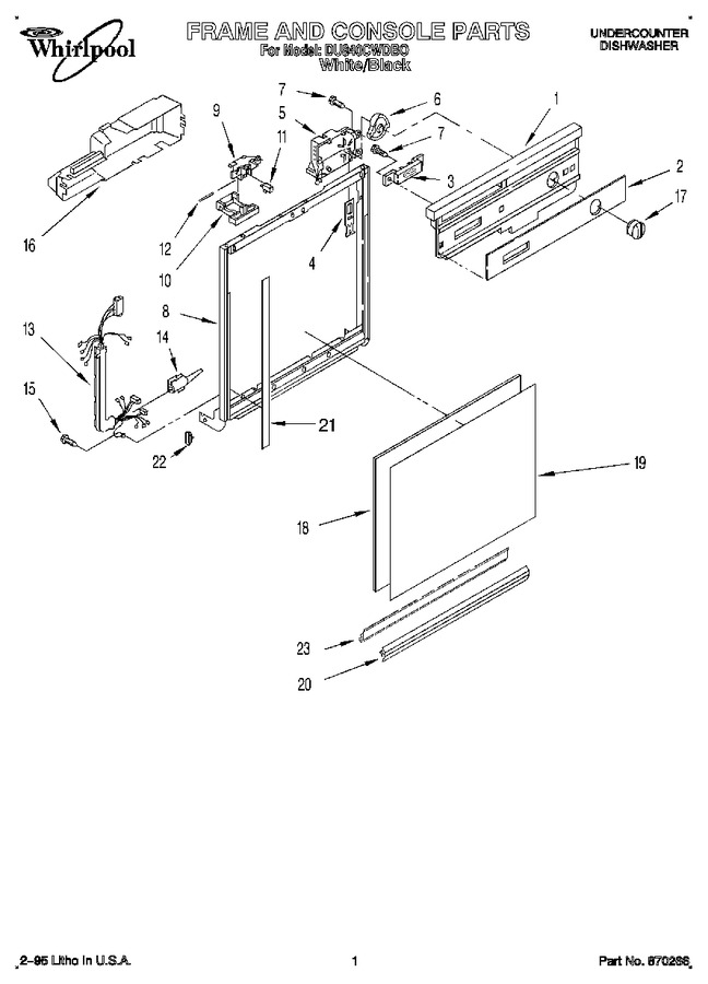 Diagram for DU840CWDB0