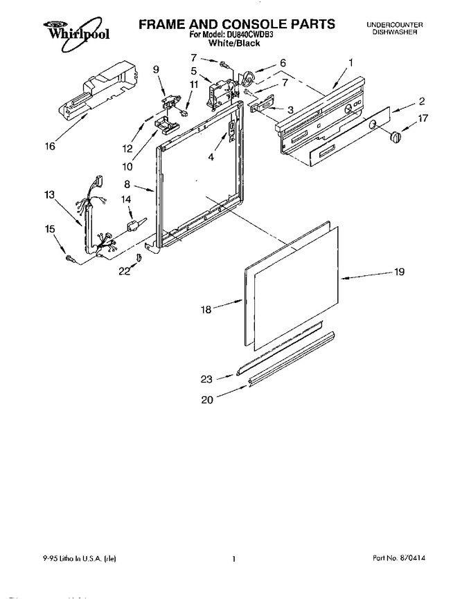 Diagram for DU840CWDB3