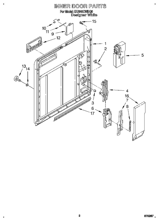 Diagram for DU840CWDQ0
