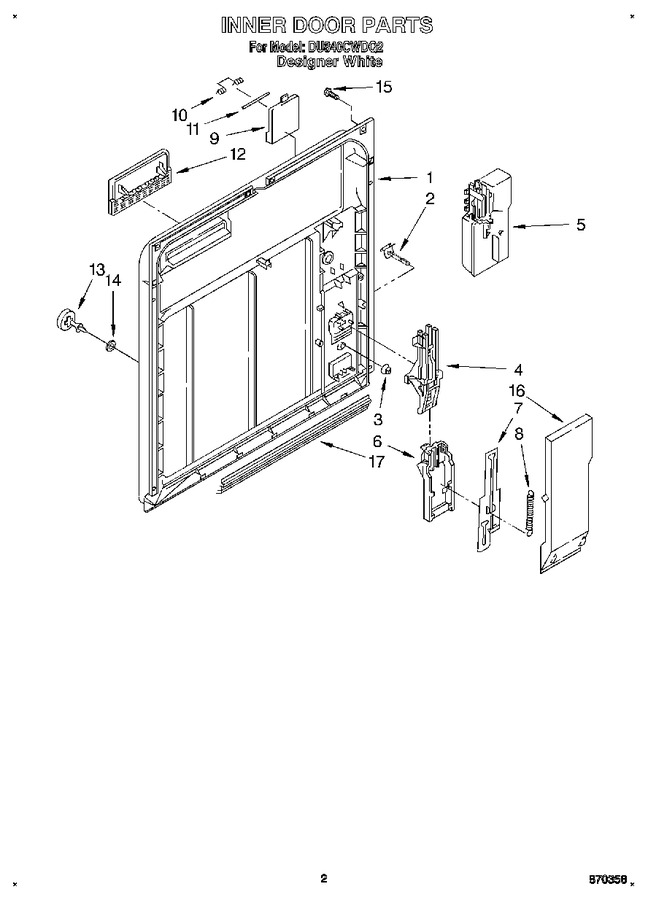 Diagram for DU840CWDQ2