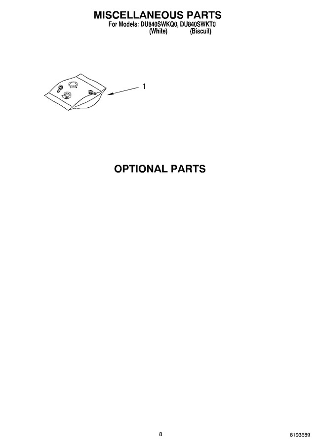 Diagram for DU840SWKT0