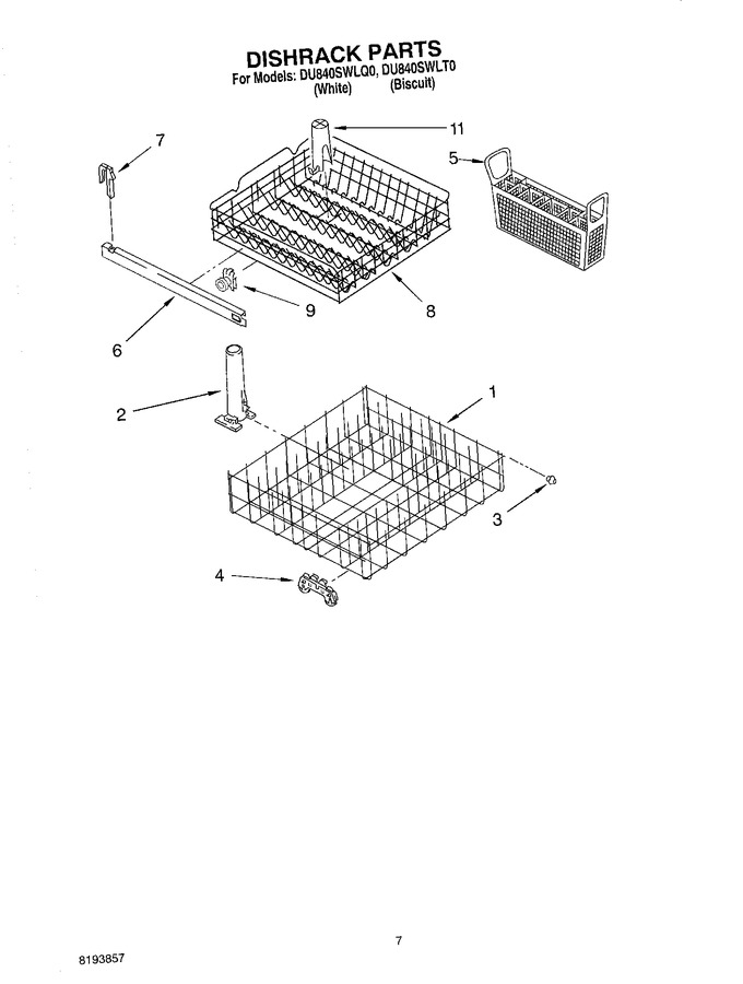 Diagram for DU840SWLT0