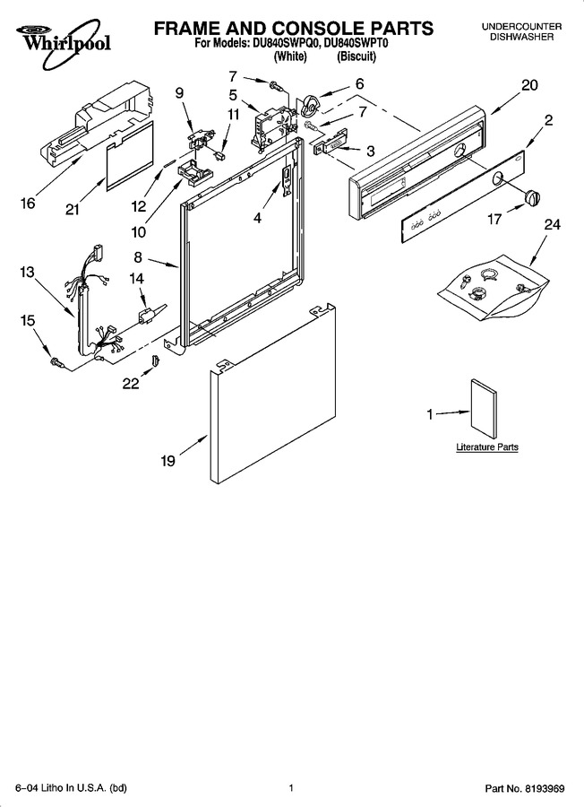 Diagram for DU840SWPQ0