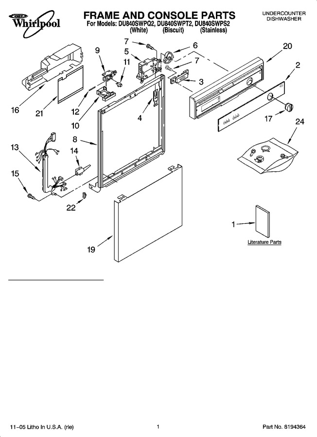 Diagram for DU840SWPT2
