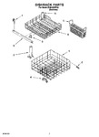 Diagram for 06 - Dishrack Parts, Optional Parts (not Included)