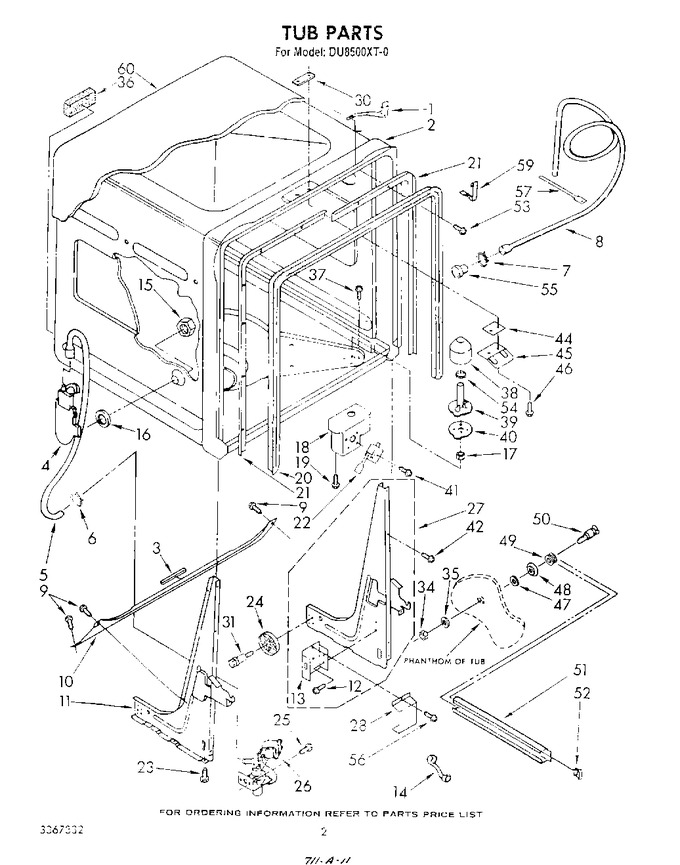 Diagram for DU8500XT0