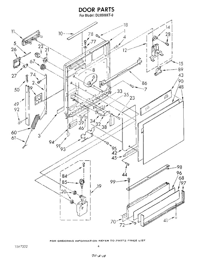 Diagram for DU8500XT0