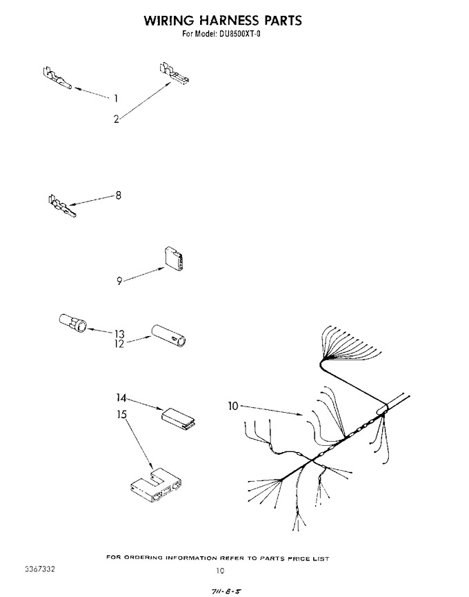 Diagram for DU8500XT0
