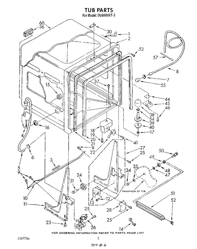 Diagram for DU8500XT3
