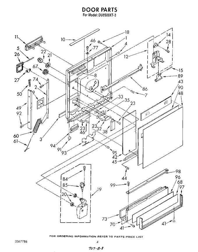 Diagram for DU8500XT3