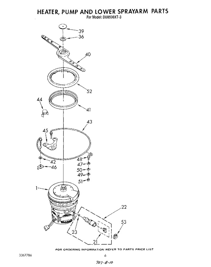 Diagram for DU8500XT3