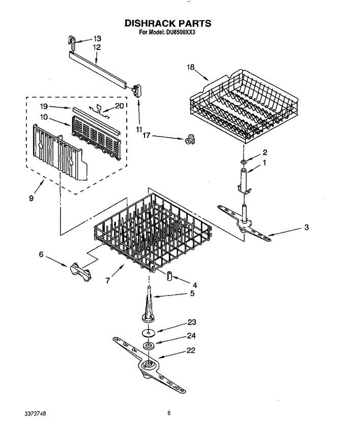 Diagram for DU8500XX3