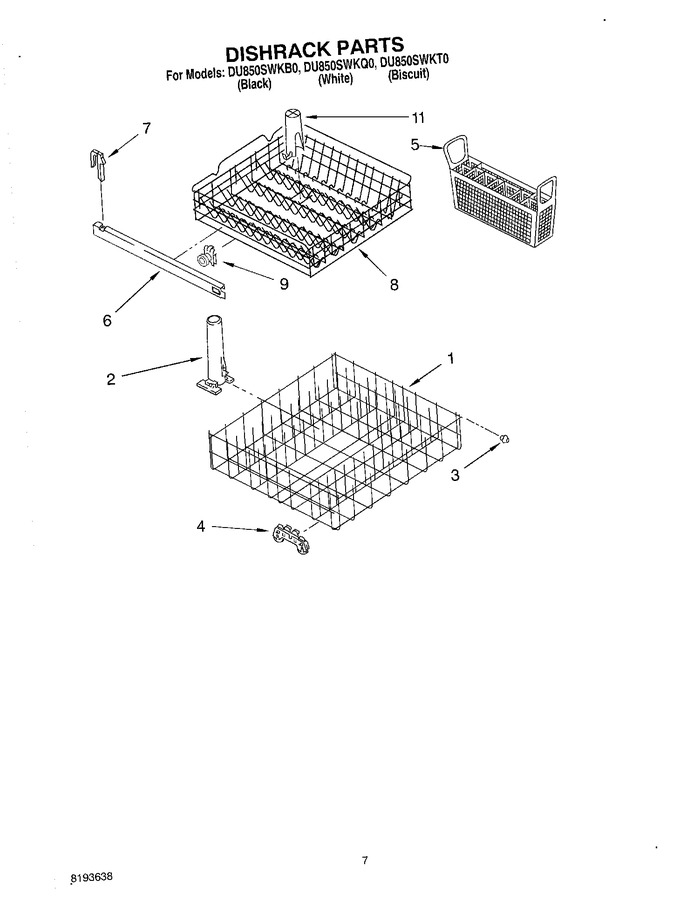 Diagram for DU850SWKB0