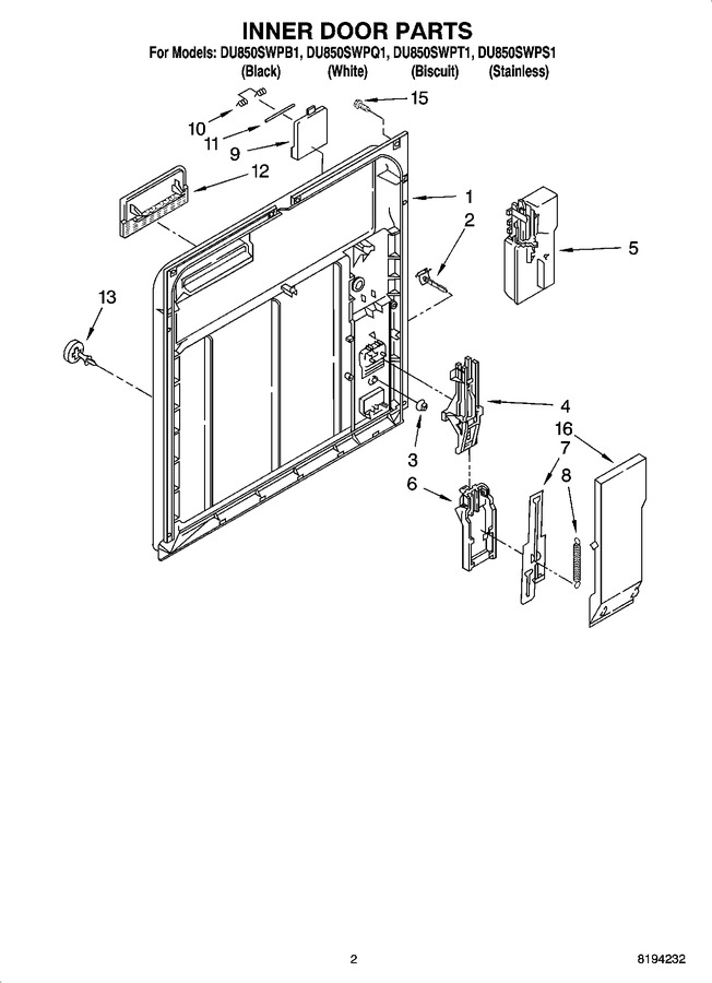 Diagram for DU850SWPQ1