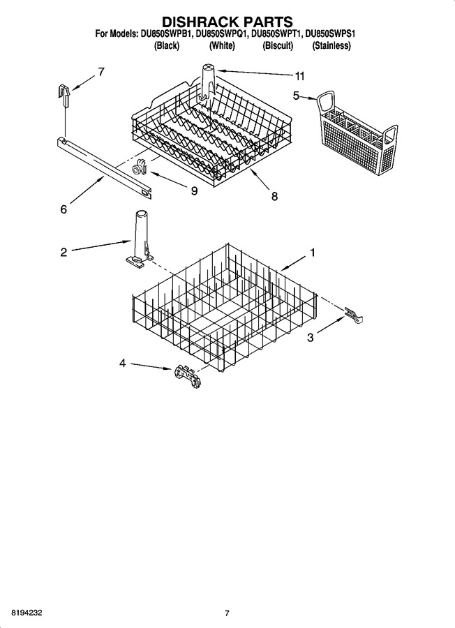 Diagram for DU850SWPB1