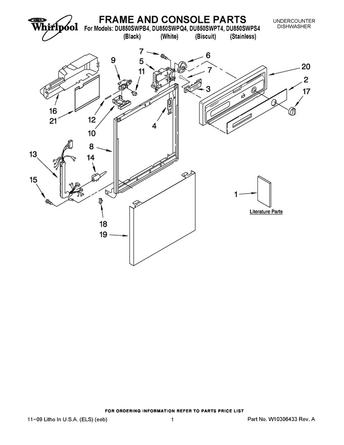 Diagram for DU850SWPB4