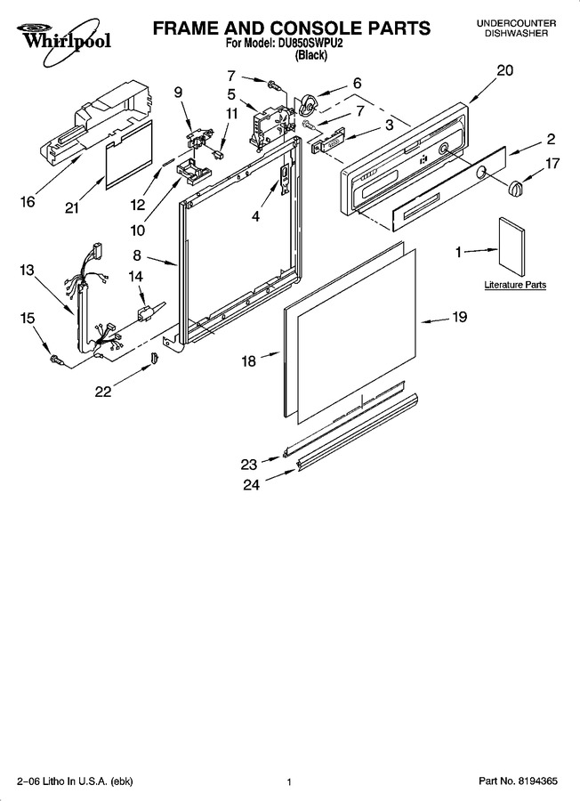 Diagram for DU850SWPU2