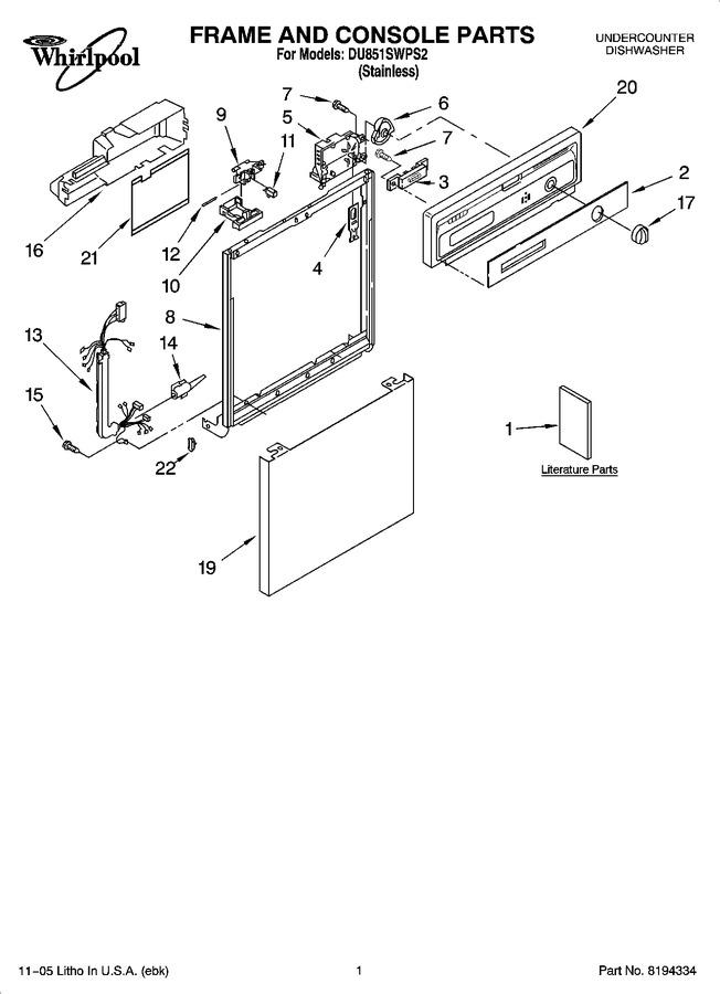 Diagram for DU851SWPS2