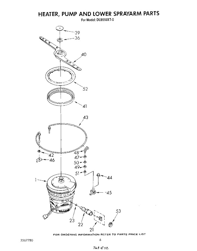 Diagram for DU8550XT0