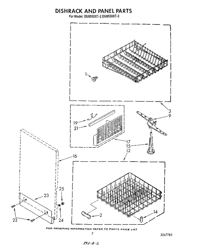 Diagram for DU8550XT2