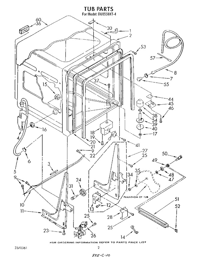 Diagram for DU8550XT4