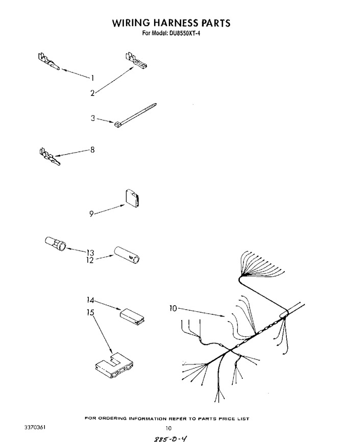 Diagram for DU8550XT4
