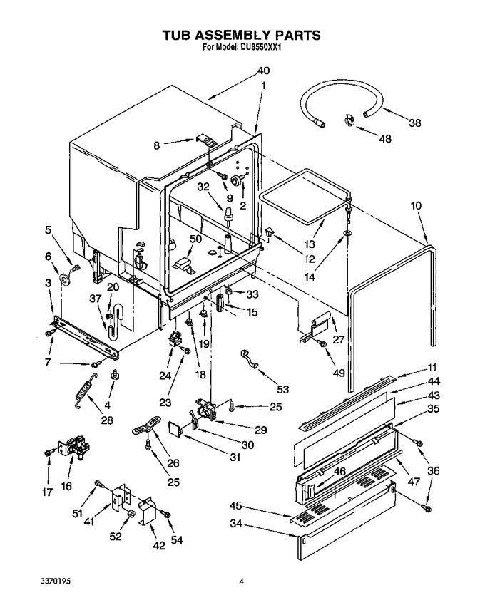 Diagram for DU8550XX1