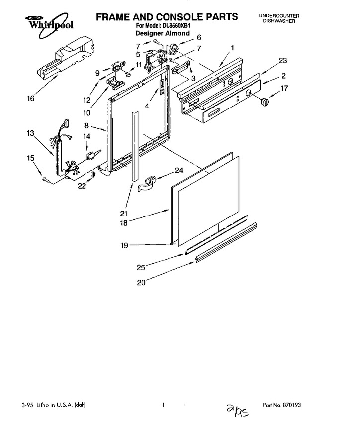 Diagram for DU8560XB1