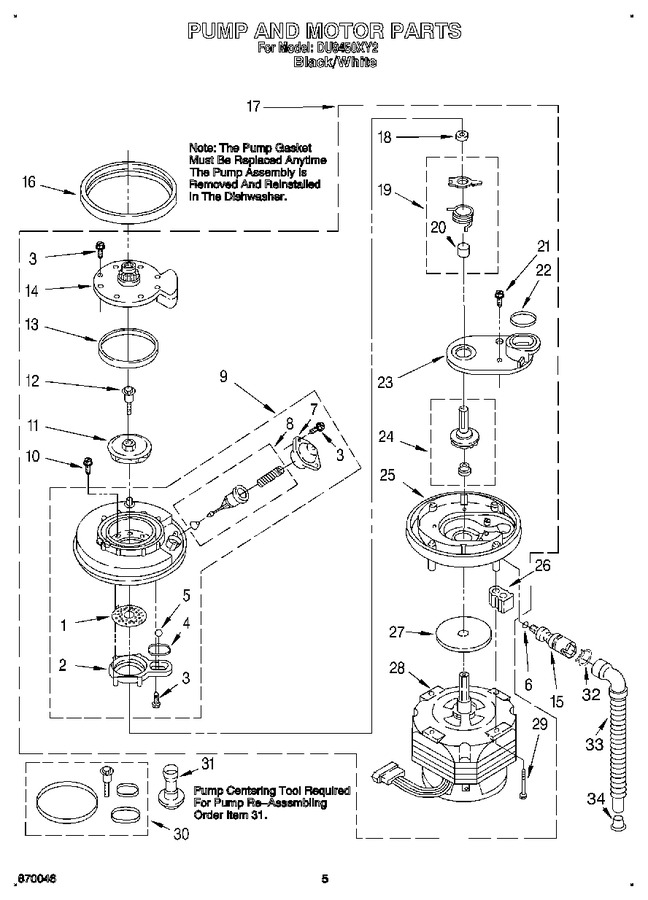 Diagram for DU8560XX2