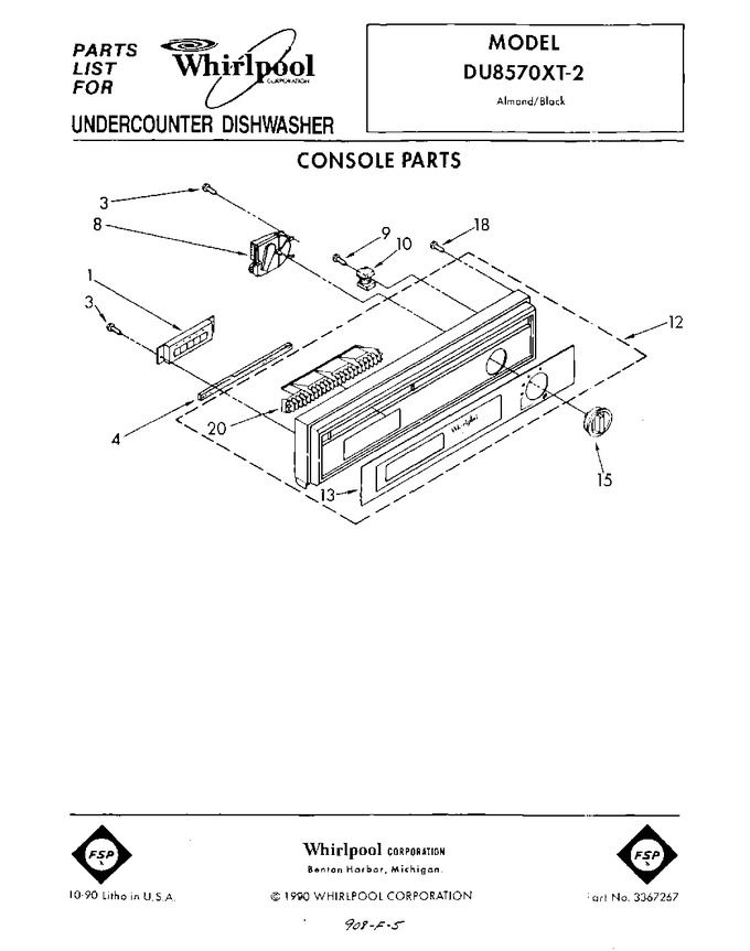 Diagram for DU8570XT2