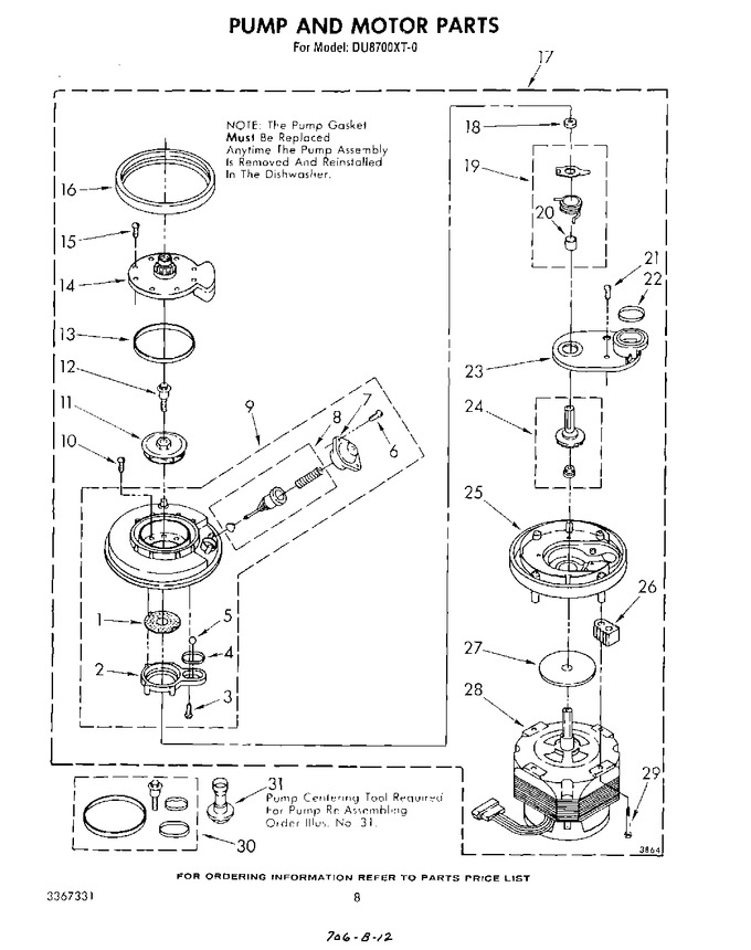 Diagram for DU8700XT0