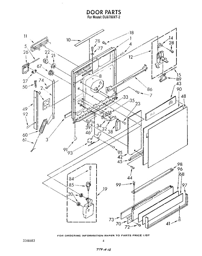 Diagram for DU8700XT2