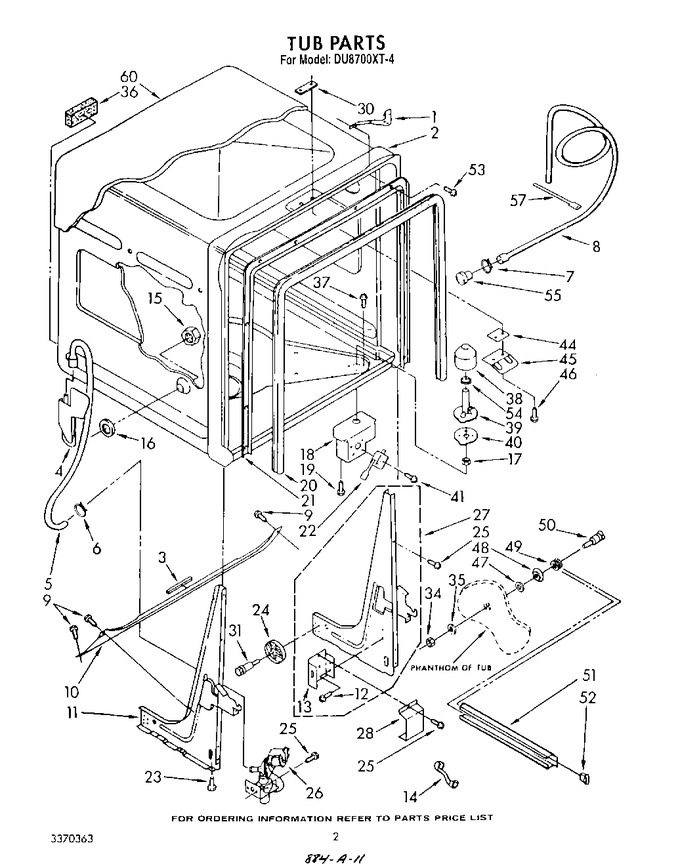 Diagram for DU8700XT4