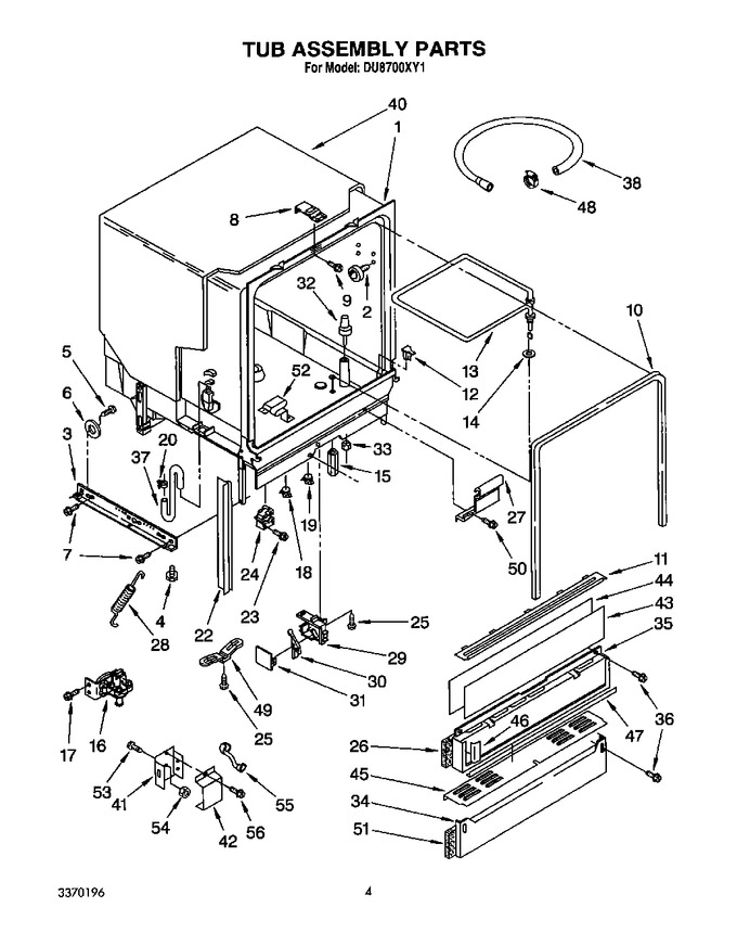 Diagram for DU8700XY1