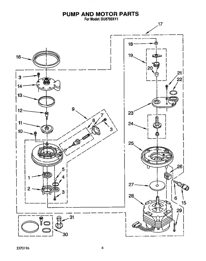 Diagram for DU8700XY1